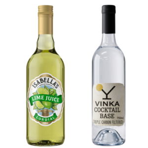 Issabella's Cocktail Packs - Lime Juice, Cordial